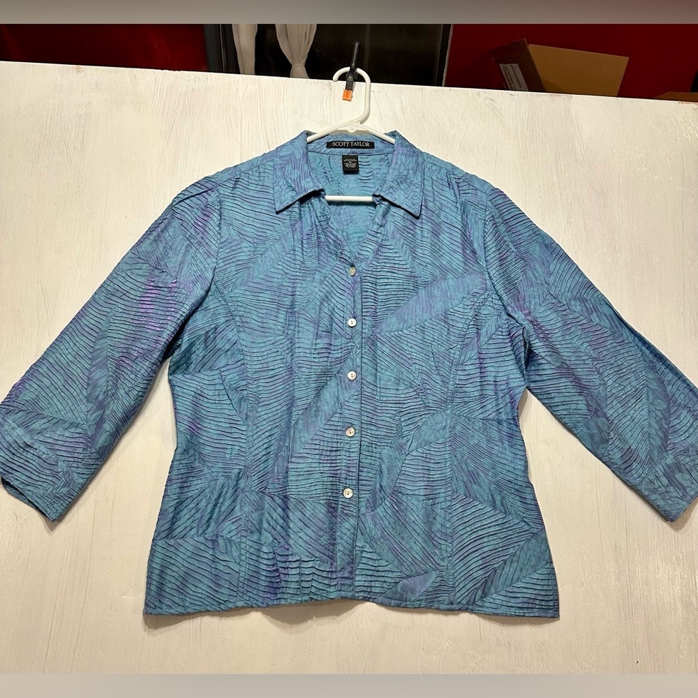 Jones New York Blue Women's Top